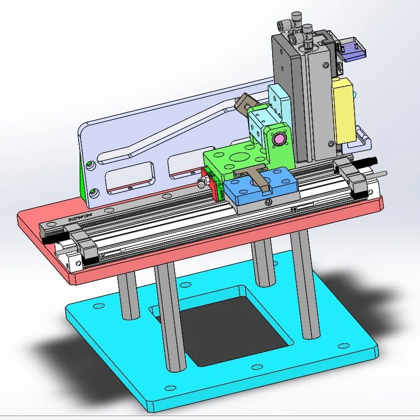 【非标数模】凸轮翻转设计 翻转模组3D数模图纸 Solidworks设计