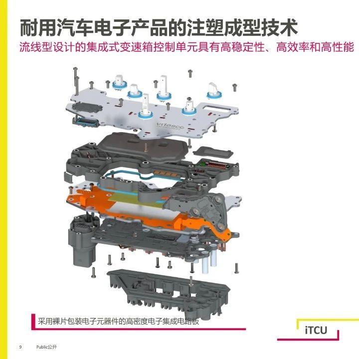 纬湃科技采用注塑成型技术的集成式变速箱控制单元