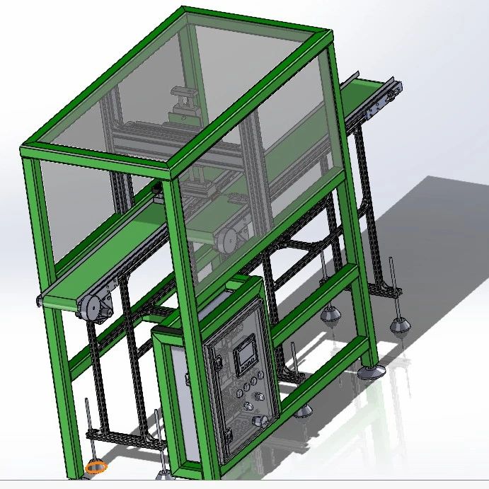 【非标设备】automatic workpiece feeding工件自动进给设备3D数模图纸