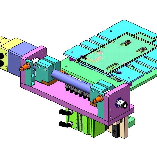 【非标数模】吸附翻转180° 机构3D图纸 Solidworks设计