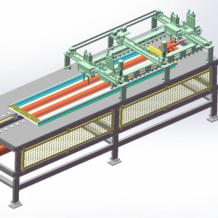 【工程机械】双加强筋定位机构3D数模图纸 Solidworks19设计