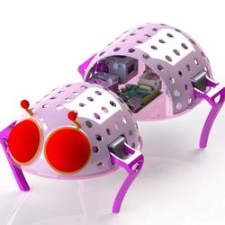 【机器人】Turn Bug四足小爬虫机器人3D图纸 Solidworks设计