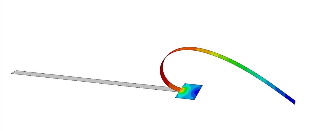 Abaqus-位移控制的大挠度仿真