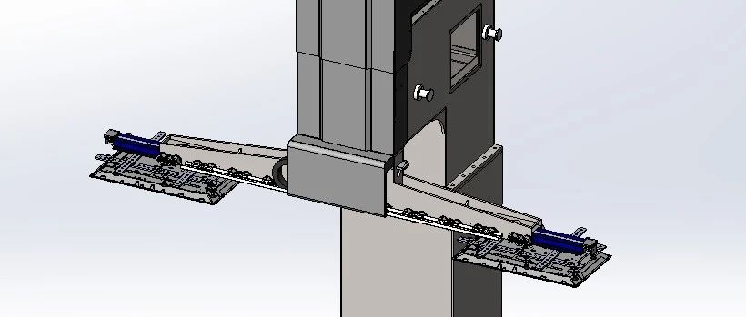 【工程机械】重负载平移机3D数模图纸 Solidworks15设计