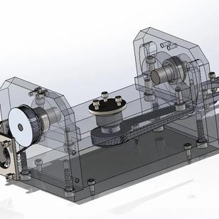 【工程机械】小型数控机床的第4和第5轴3D数模图纸 Solidworks设计
