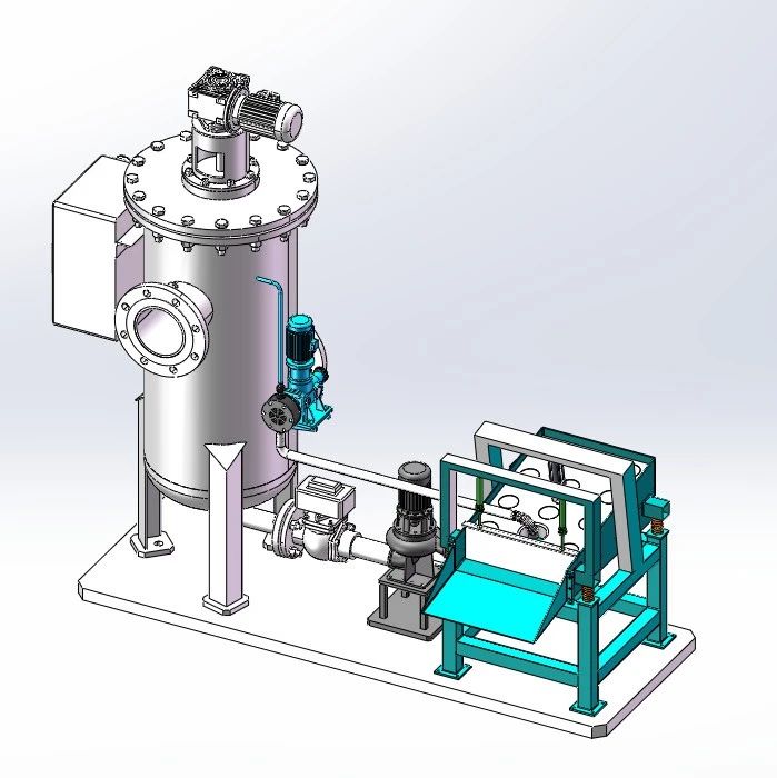 【工程机械】溶液过滤装置3D数模图纸 Solidworks18设计