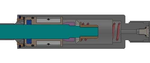 【工程机械】缓冲器3D数模图纸 Solidworks15设计