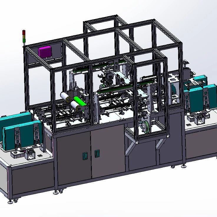 【非标数模】22寸panle金手指贴胶带3D数模图纸 Solidworks18设计