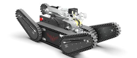 【机器人】Viper UGV Rescue Robot救援履带机器人3D数模图纸 STEP格式
