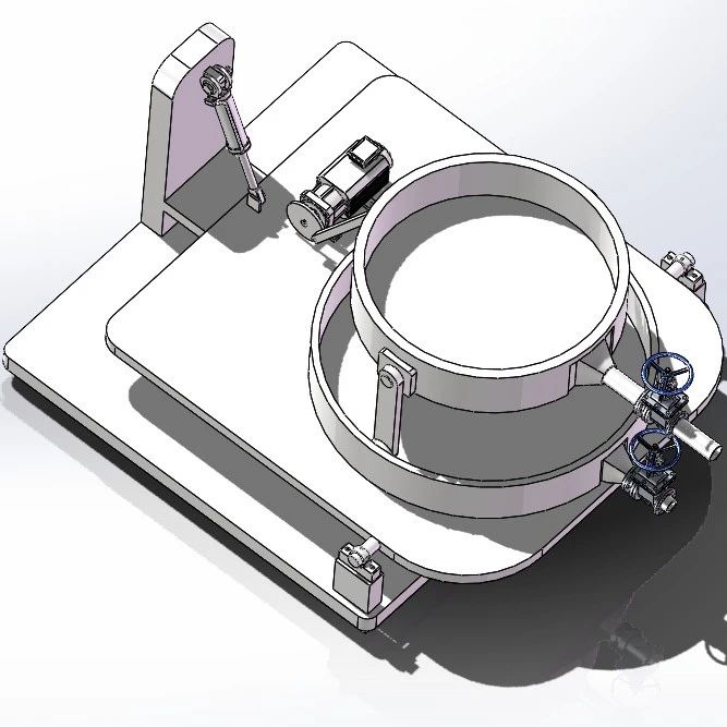 【非标数模】塑料颗粒筛分机3D数模图纸 Solidworks18设计