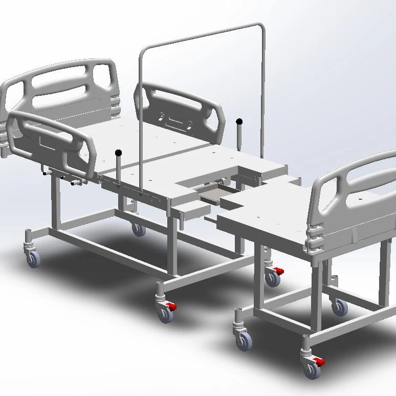 【工程机械】Cama Hospital PPP医院床位分娩床3D数模图纸 Solidworks设计