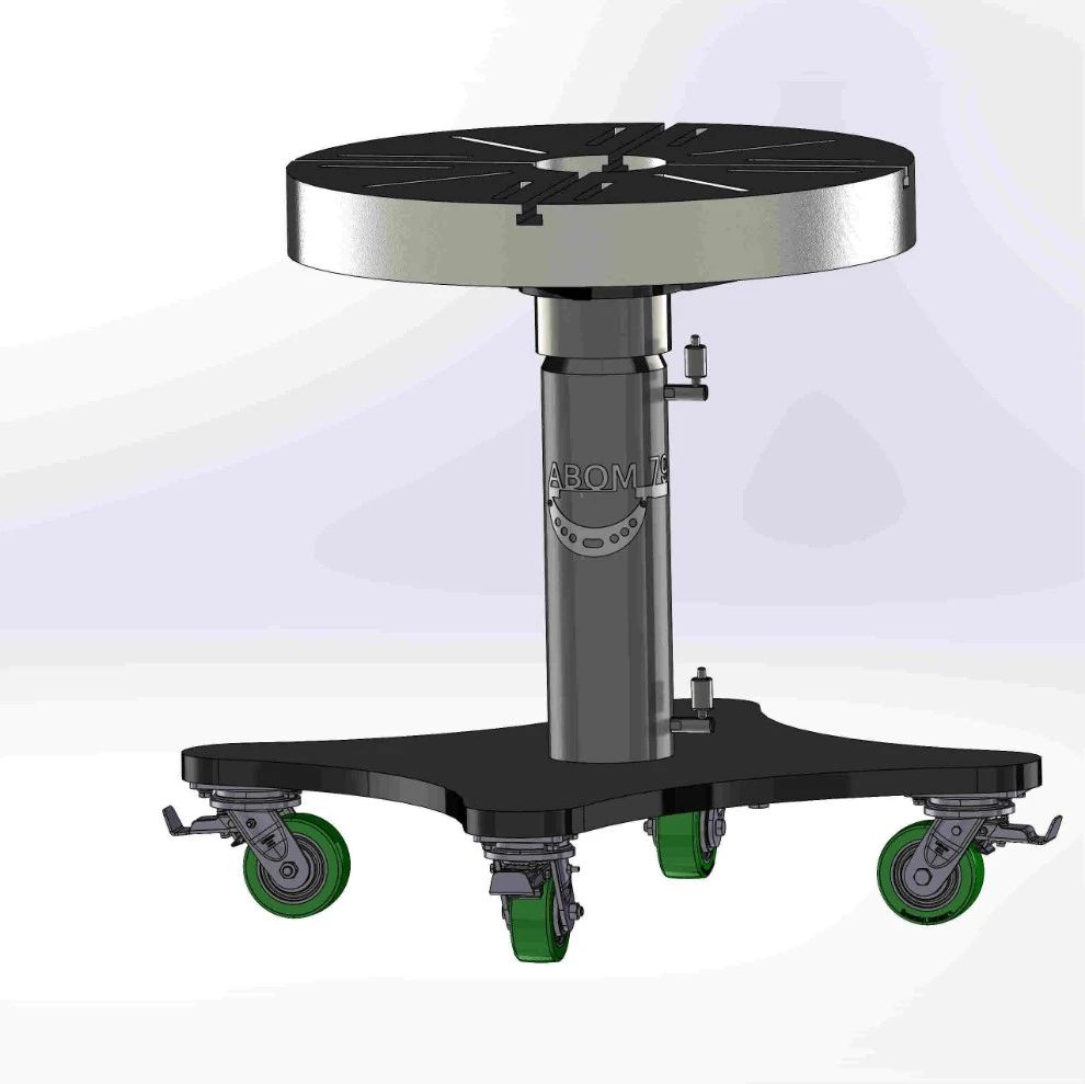 【工程机械】ROTARY WELDING TABLE旋转焊接台3D数模图纸 STEP格式