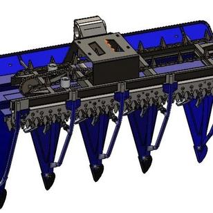 【农业机械】reaper(cutter) machine农业收割机3D数模图纸
