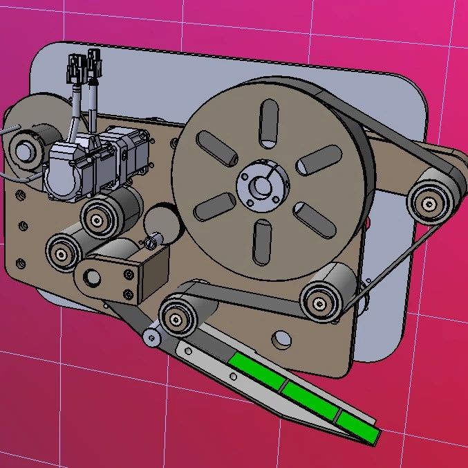 【非标数模】Stamp Indexer贴标机构3D数模图纸 STEP格式