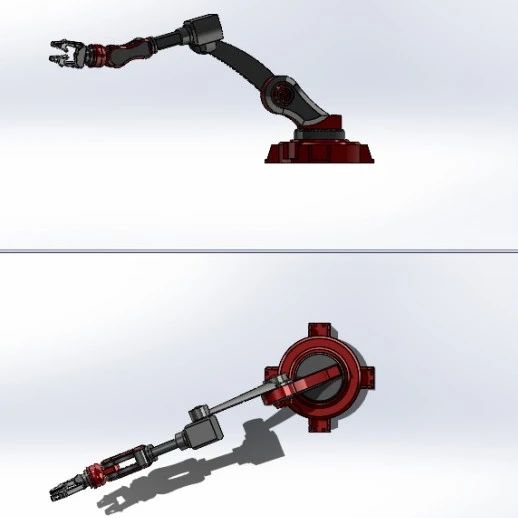 【机器人】robotic-arm-49简易机械臂3D数模图纸 Solidworks设计
