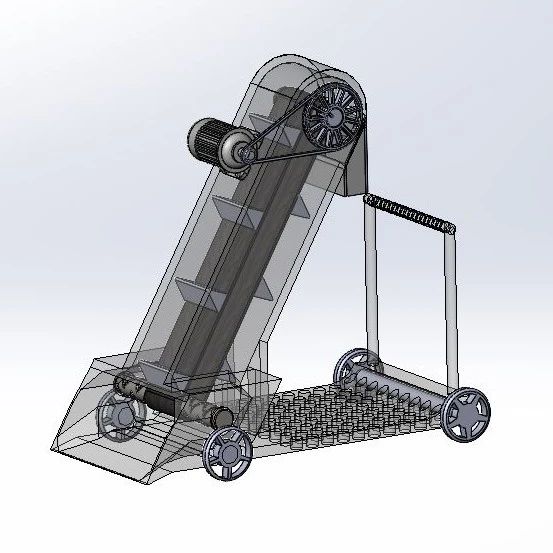 【工程机械】Rapid Bag Filler内置斗式输送机3D数模图纸 Solidworks设计