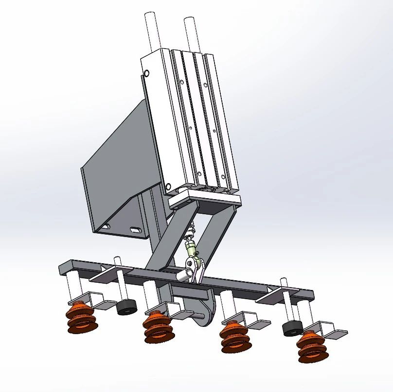 【非标数模】取袋器机构3D数模图纸 Solidworks设计