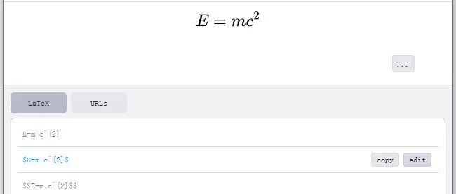 复制公式的利器-Mathpix Snipping