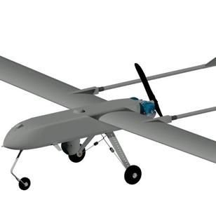 【飞行模型】Gasoline UAV汽油无人机3D数模图纸 dwg igs格式