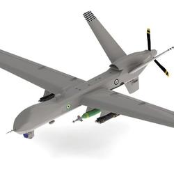 【飞行模型】MQ9-REAPER无人机(uav)3D图纸 CATIA设计 附IGS