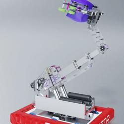 【工程机械】2023 Robot of FRC team 2708比赛小车3D图纸