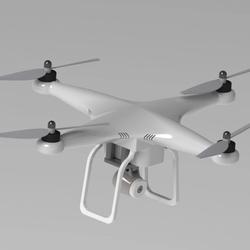 【飞行模型】Camera Drone四轴无人机造型3D图纸 Solidworks设计