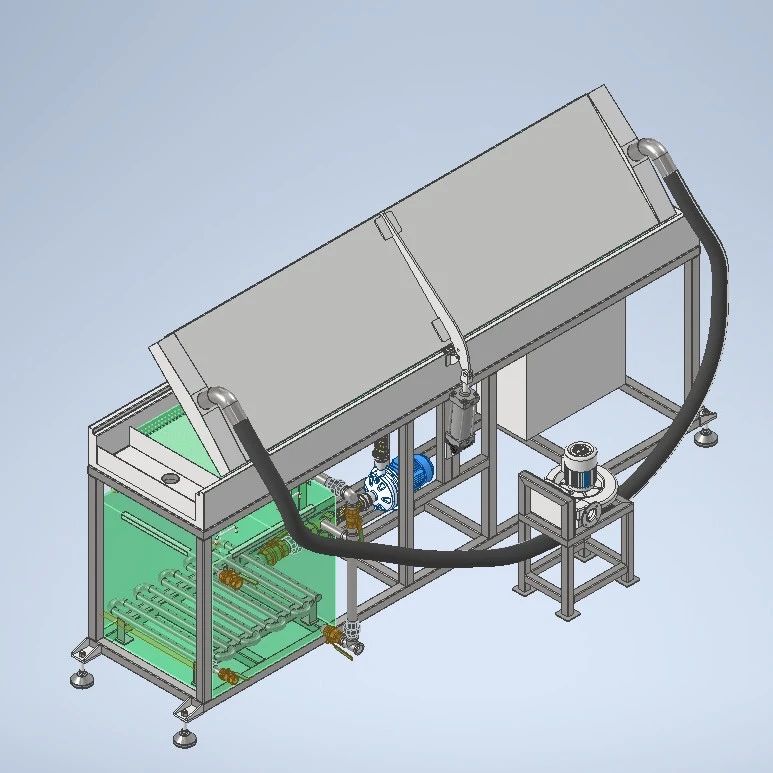 【工程机械】蒸汽加热设备3D图纸 STP格式