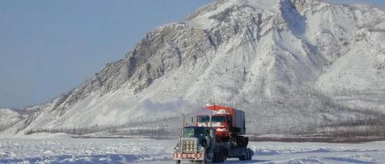 冰路(Ice Roads)---北极钻石采矿的唯一通道
