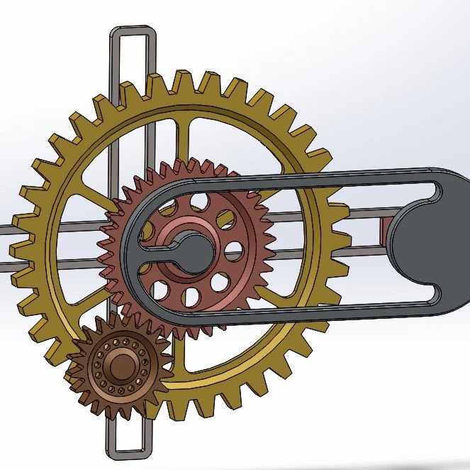 【精巧机构】3档滑杆机构3D图纸 Solidworks设计