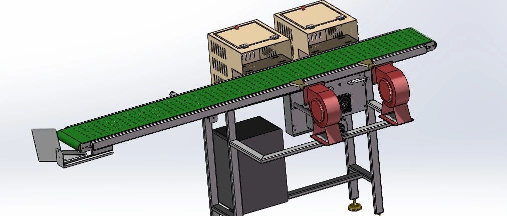 【工程机械】bang-tai输送机3D数模图纸 x_t格式