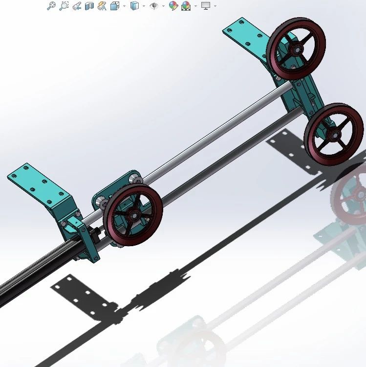 【工程机械】rope tensioner绳索张紧器3D数模图纸 x_t格式