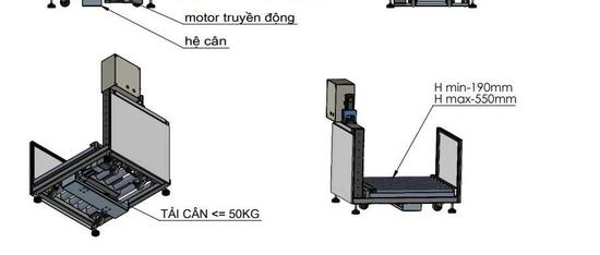 【工程机械】Automatic lifting table自动升降台3D数模图纸 x_t格式