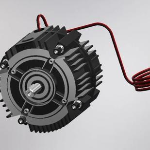 【工程机械】Electric Clutch - Brake电动离合器制动器3D数模图纸 STP格式