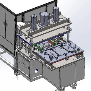 【工程机械】全自动铆接机3D数模图纸 Solidworks18设计 附STEP