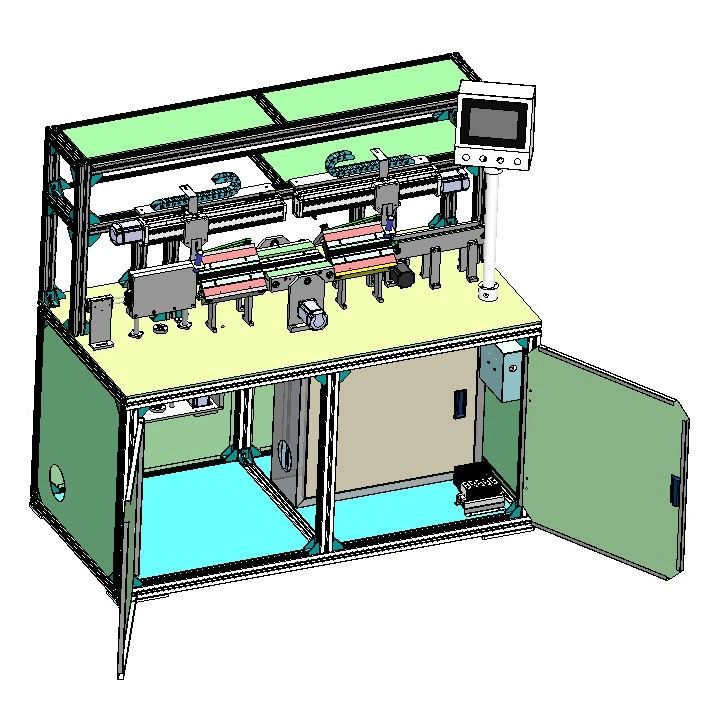 【非标数模】自动翻转涂胶机3D数模图纸 Solidworks16设计