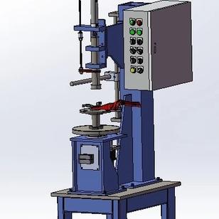 【工程机械】旋转焊接机3D数模图纸 Solidworks20设计 附x_t