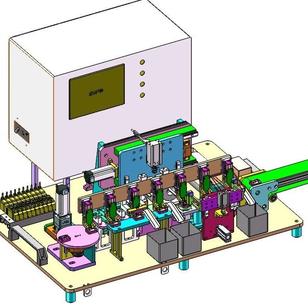 【非标数模】通电测试机CCD检测PIN外观尺寸3D数模图纸