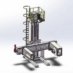 【工程机械】01.4m焊接翻转机3D数模图纸 Solidworks设计 附STEP