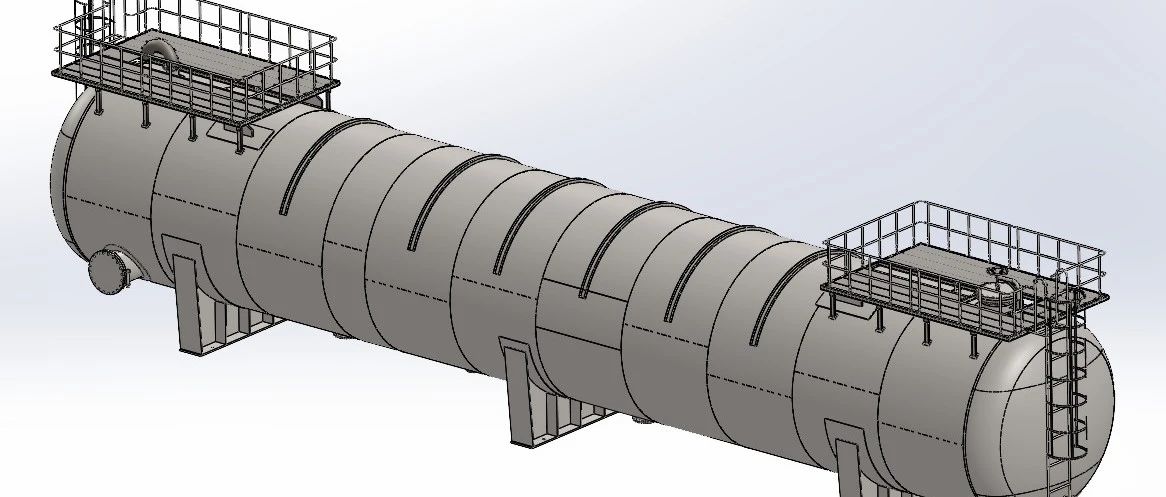 【工程机械】Tanks石油和天然气储罐压力容器3D数模图纸 STEP格式