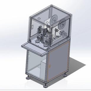 【非标数模】台式磨光机第二代改进型3D数模图纸 Solidworks18设计