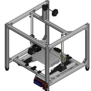 【工程机械】Anet A8 Upgrade 3D打印机结构3D图纸 INVENTOR设计 附STP