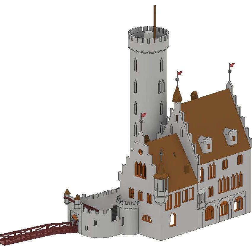 【生活艺术】Faller 232242 Wasserburg欧式小城堡模型