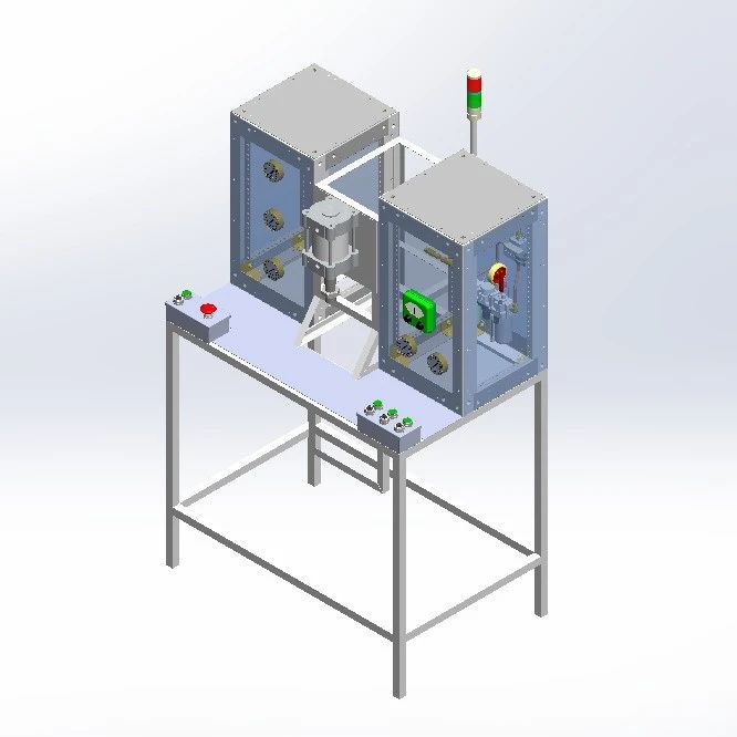 【工程机械】试验机3D数模图纸 Solidworks20设计