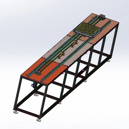 【工程机械】自动输送线3D数模图纸 Solidworks18设计