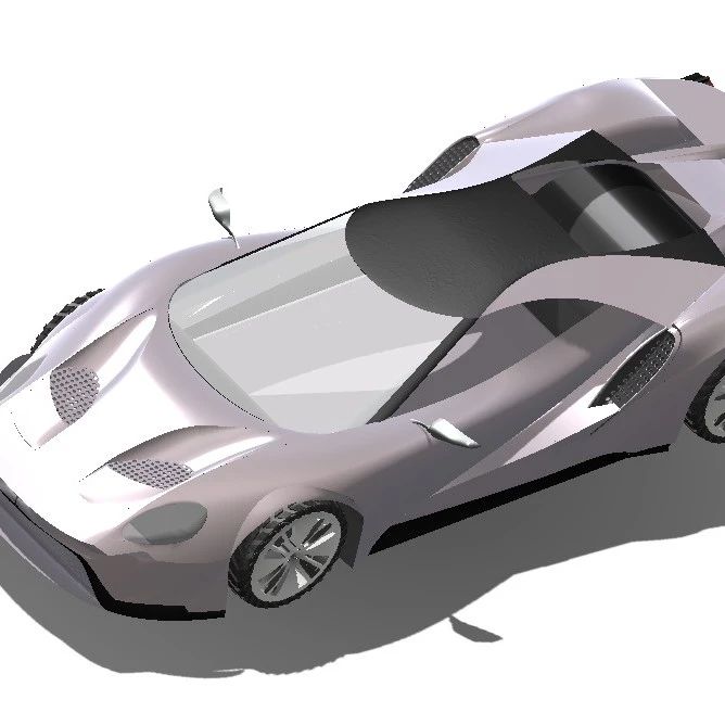【汽车轿车】Ford Gt 16跑车车壳3D数模图纸 Solidworks设计