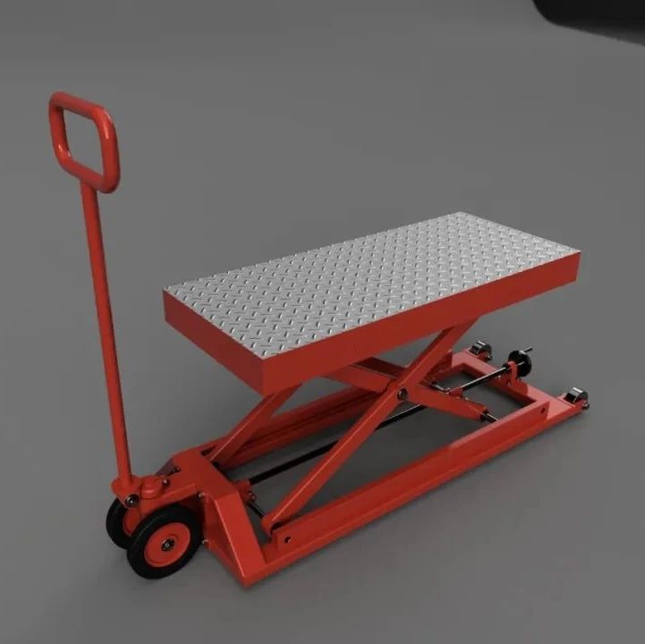 【工程机械】折叠式手推托盘小车3D图纸 INVENTOR设计