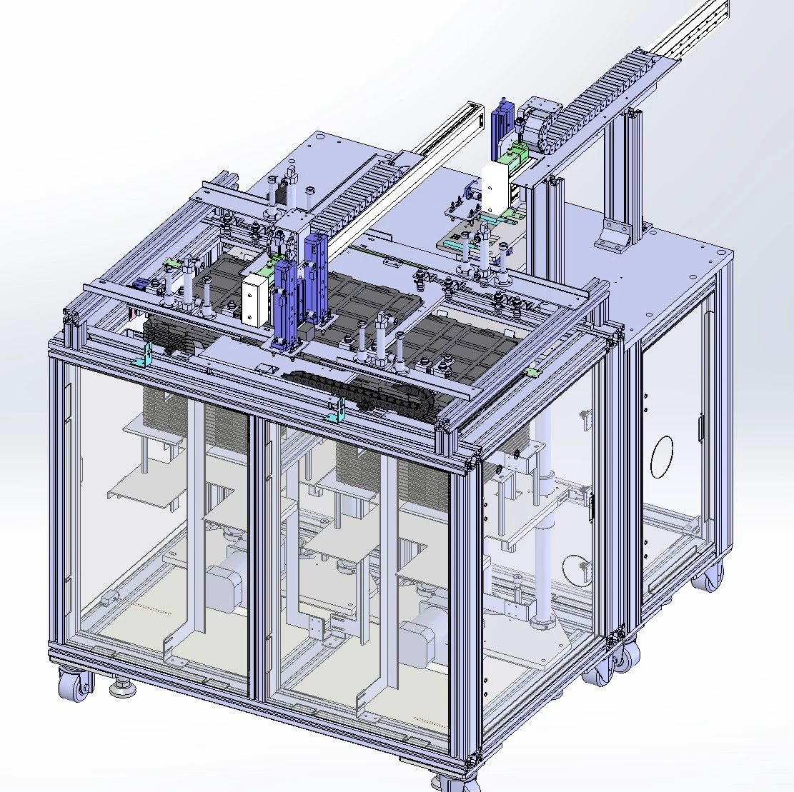 【非标数模】LAM Loader上料设备3D数模图纸 Solidworks18设计 附STEP