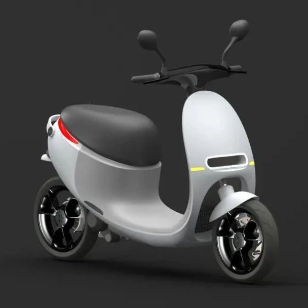 【其他车型】Gogoro S1电动摩托车3D数模图纸 Solidworks设计