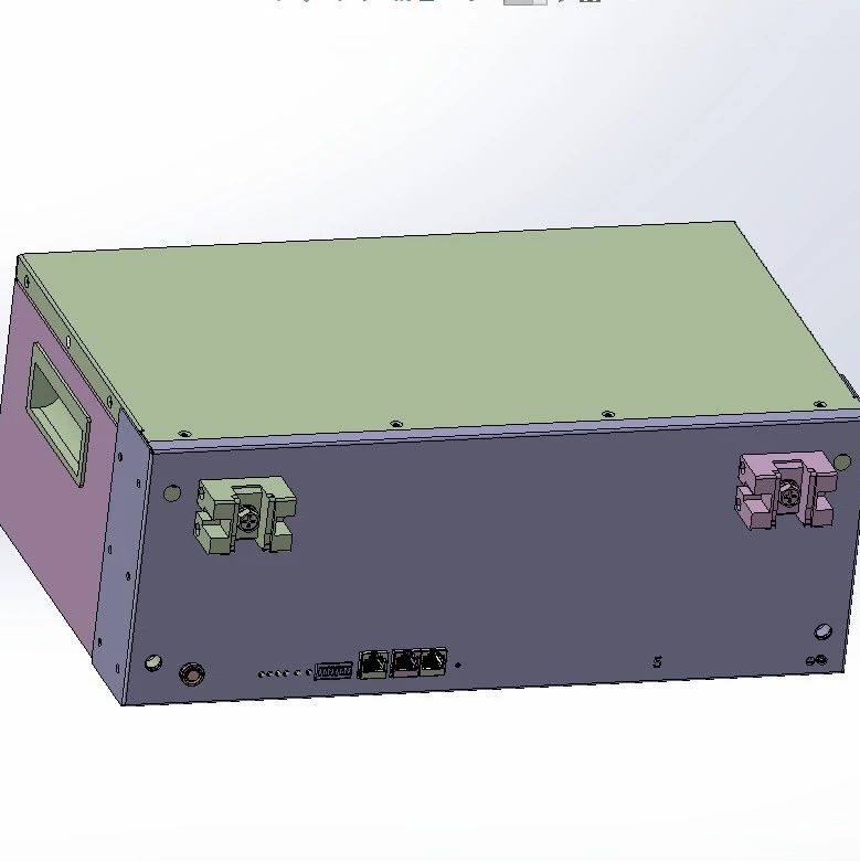 【工程机械】1.2KHW存储电源3D数模图纸 Solidworks17设计
