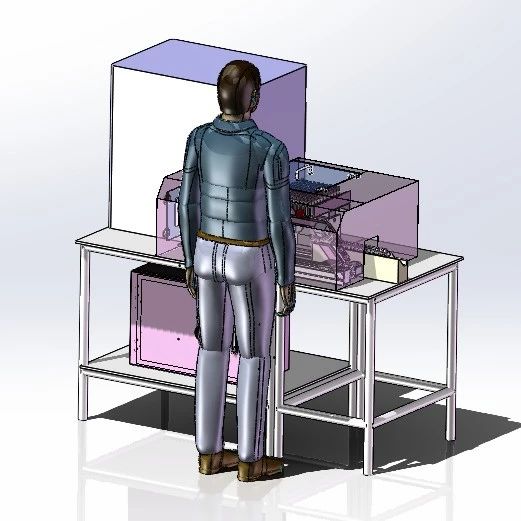 【非标数模】单试管上料检测装置3D数模图纸 Solidwrks22设计